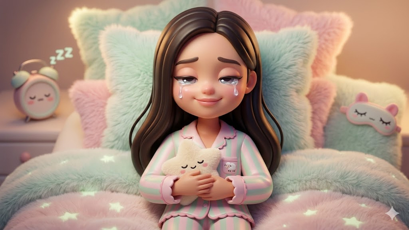 kawaii crybaby character