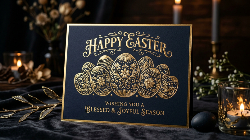 Luxury Easter Card