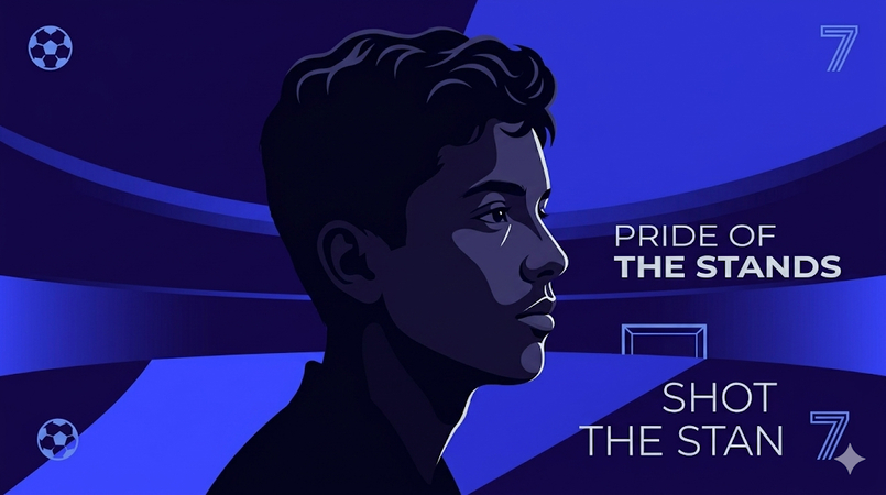modern minimalist football supporter artwork