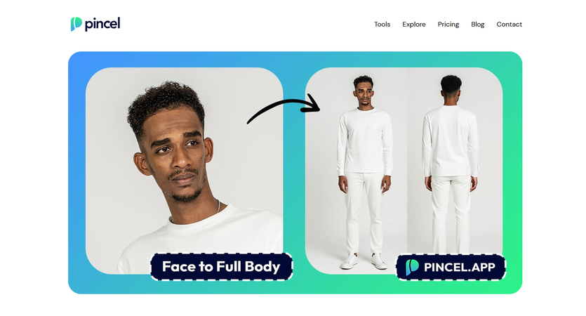 Pincel AI full body generator