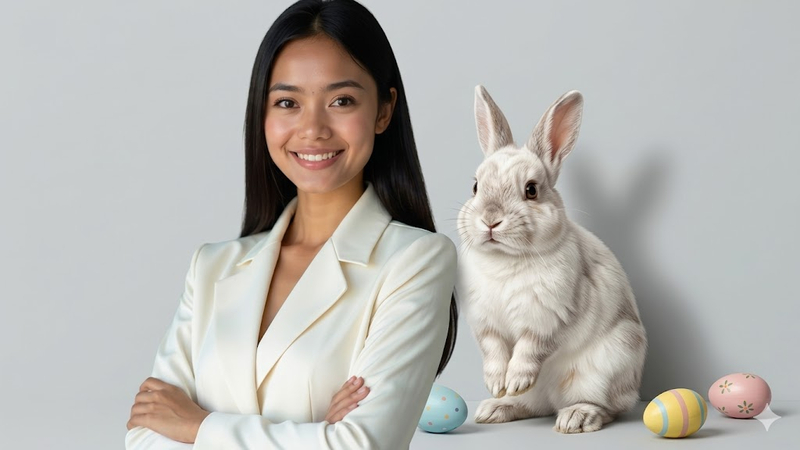 realistic easter bunny