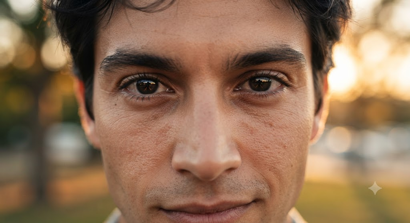 silent confidence gaze