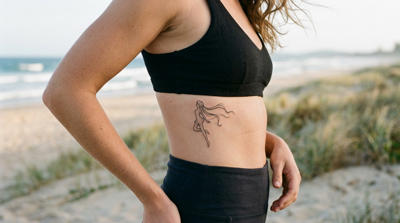 Anime Silhouette Tattoo