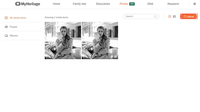 Starting the Upload