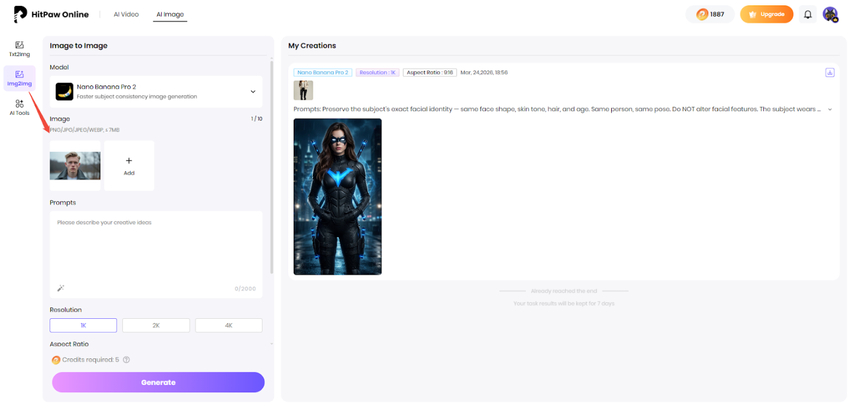upload clear front face photo for hairstyle preview