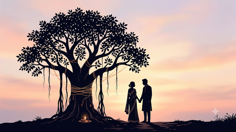 vat purnima couple prompt 11