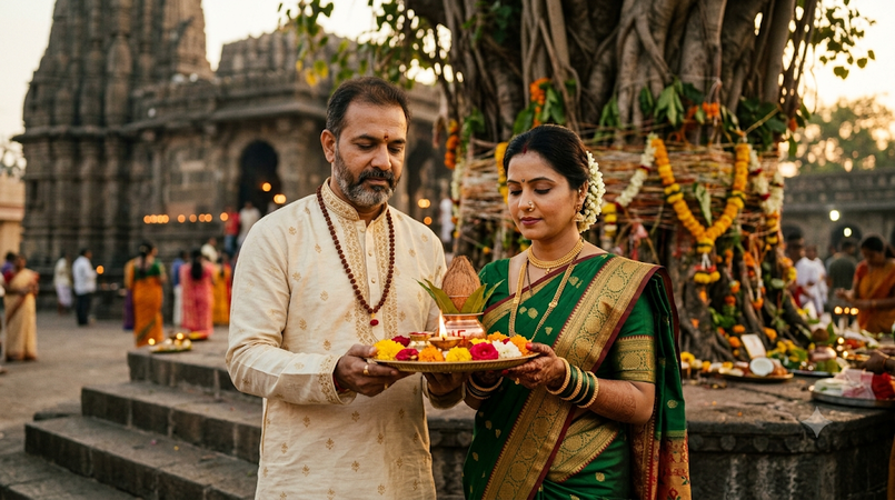 vat purnima couple prompt 2