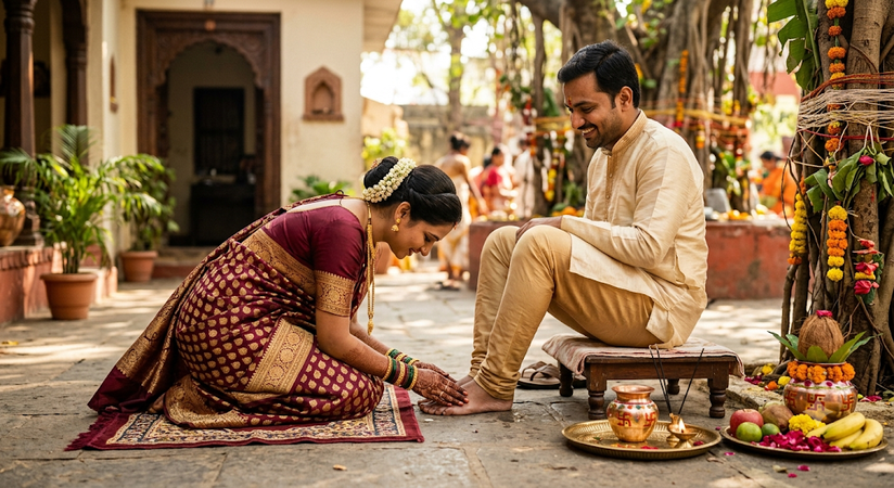 vat purnima couple prompt 5