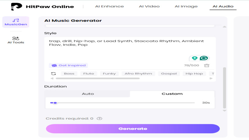 adjust hitpaw ai music settings