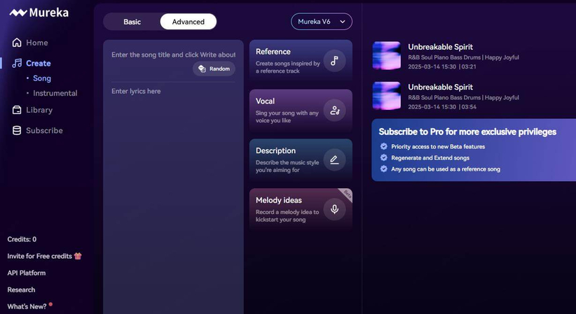 ai music generator mureka