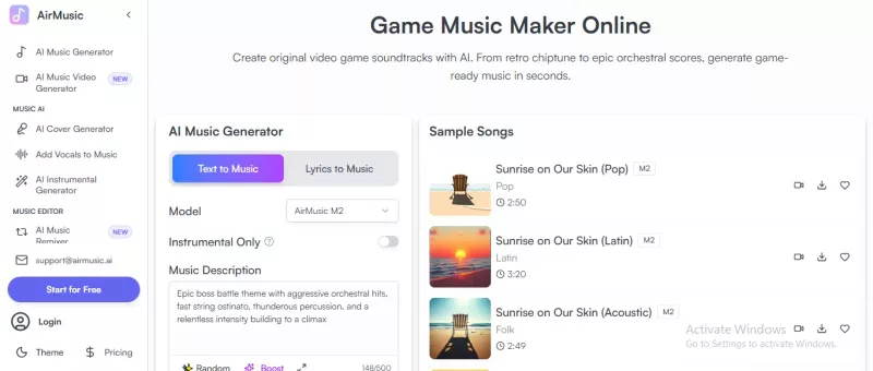 beginner music generator