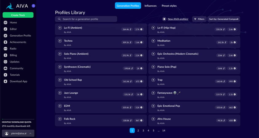 AIVA AI music composer