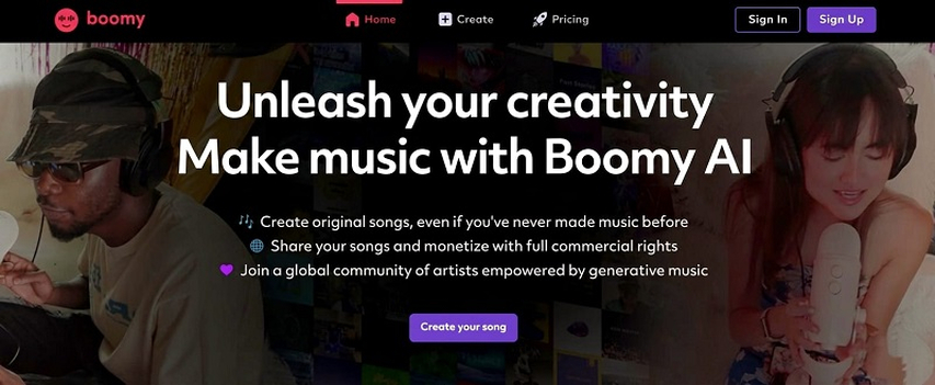 boomy music editor ai