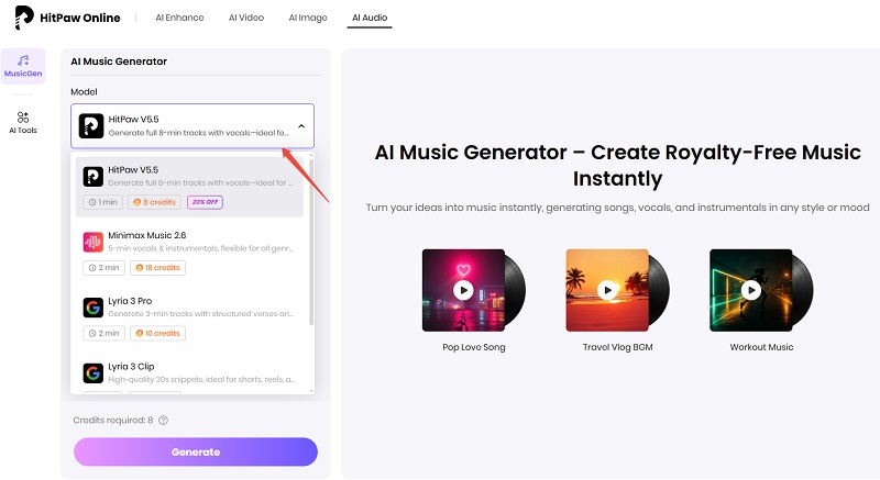 hit ai music model