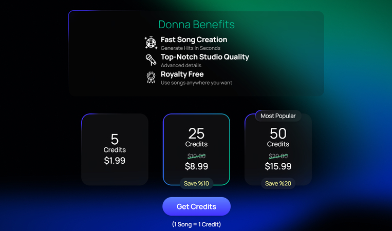 donna ai music generator