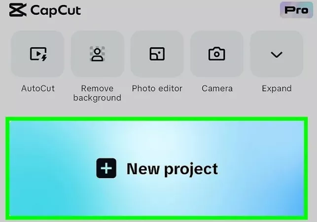 create new project