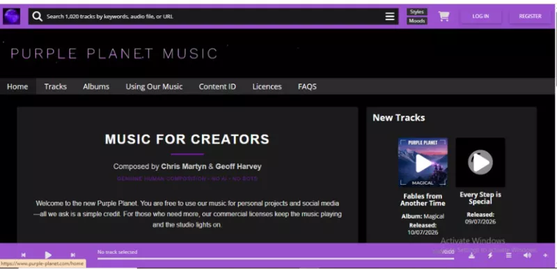 free podcast tracks