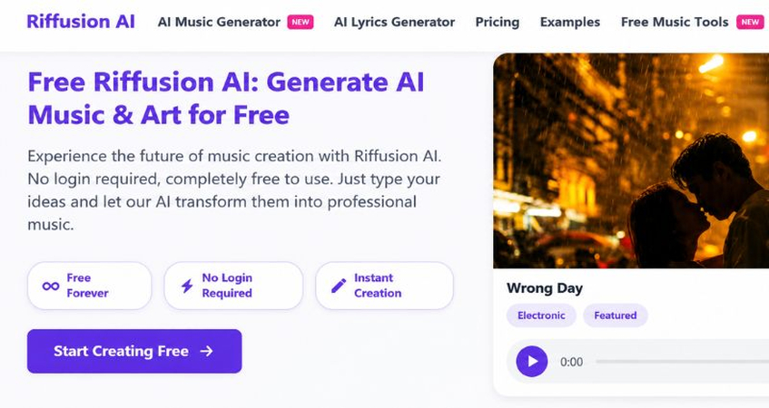 riffusion-ai-music-generator-dashboard-interface