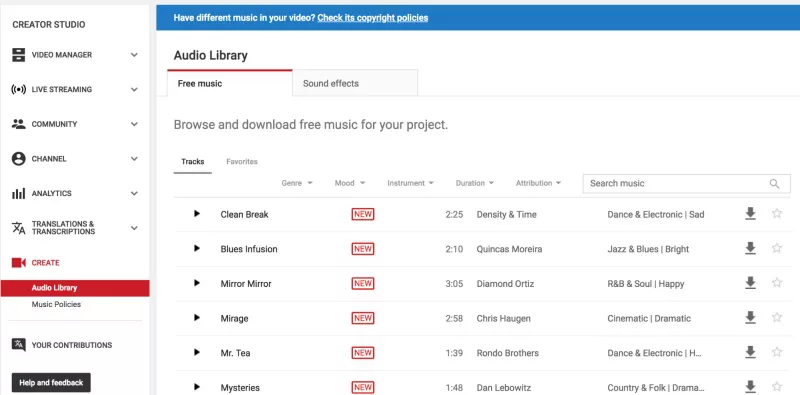 free music collection
