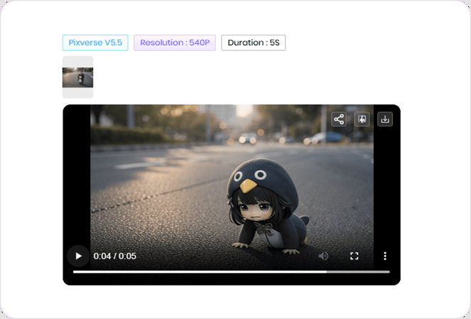preview tweak and save animation