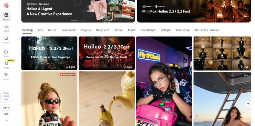 Hailuo AI video generator