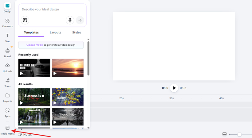 Magic Media in Canva AI