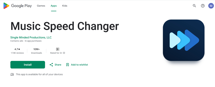 android app for real time tempo adjustment