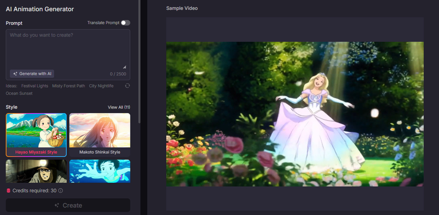 Pollo AI Animation Generator