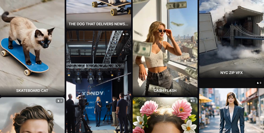 Pollo AI creative works video effects