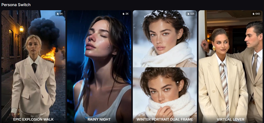 Pollo AI Persona Switch video effects