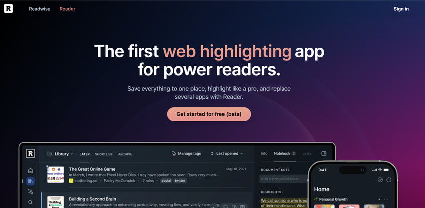 Readwise Reader AI book summarizer