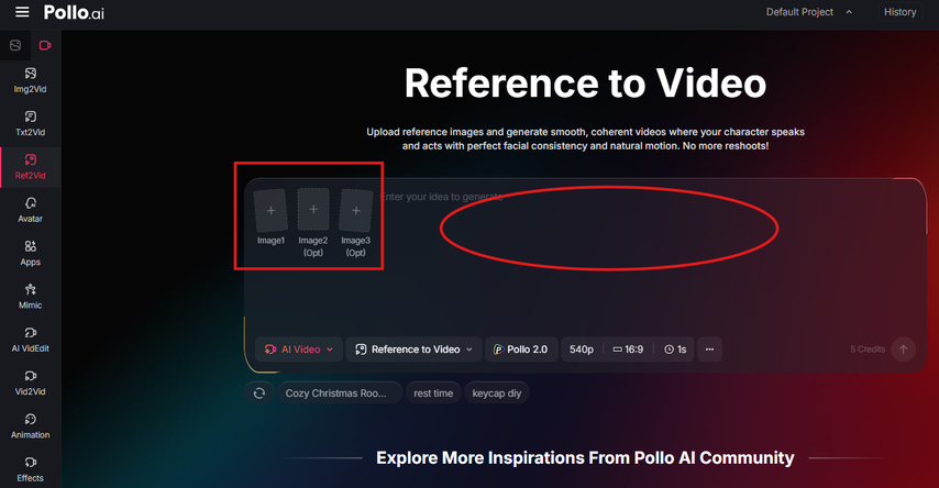 Uploading reference images