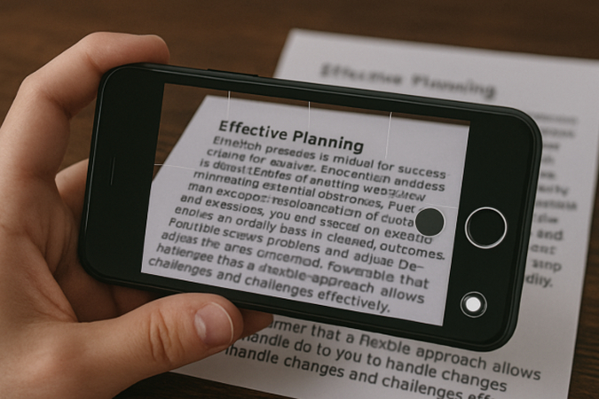 Capturing text in low resolution