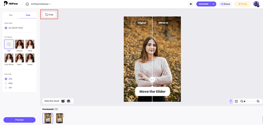 choose crop