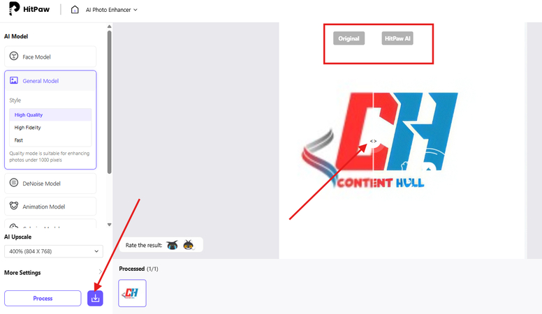 Downloading the enhanced logo