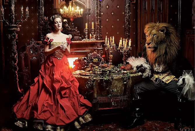 Fantasy photography by Annie Leibovitz