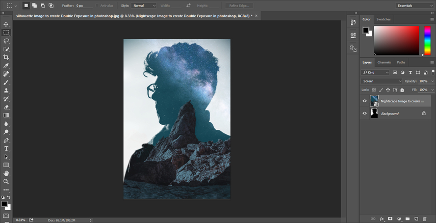 Final Double Exposure Photo