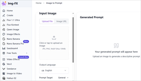 image fx image to prompt