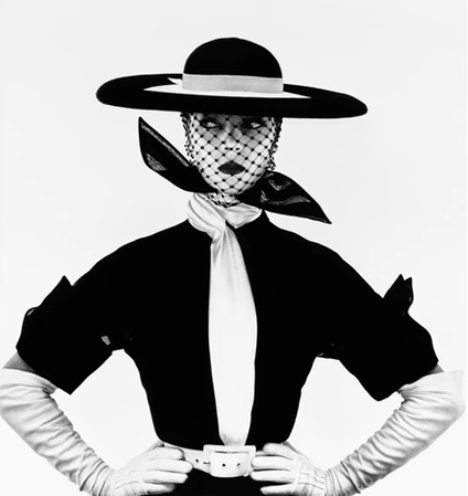Irving Penn's black and white portrait photography