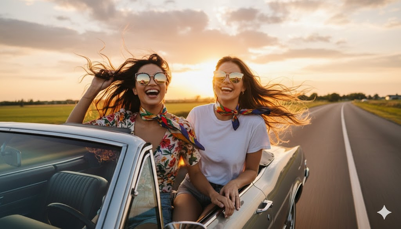 2 friends prompt for gemini girl