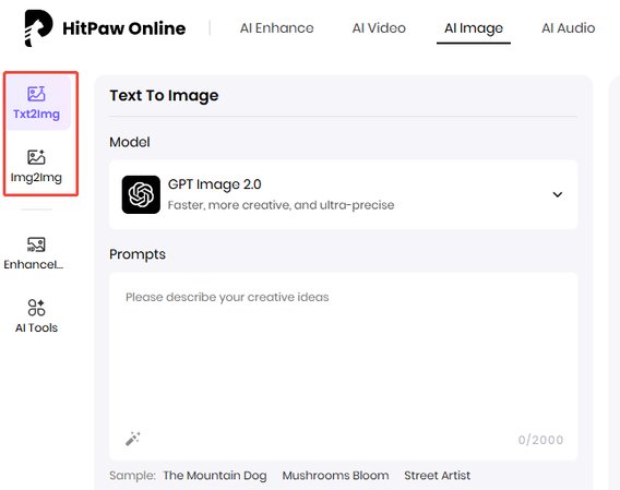 access hitpaw online image generator