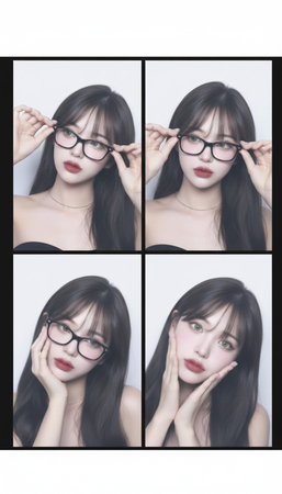 add accessories photo booth pose