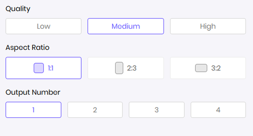 adjust image output setting in hitpaw