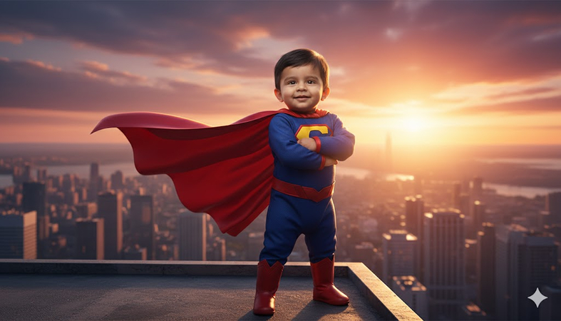 ai baby photo prompt template