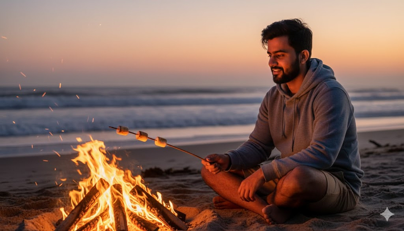 ai beach prompt for boys