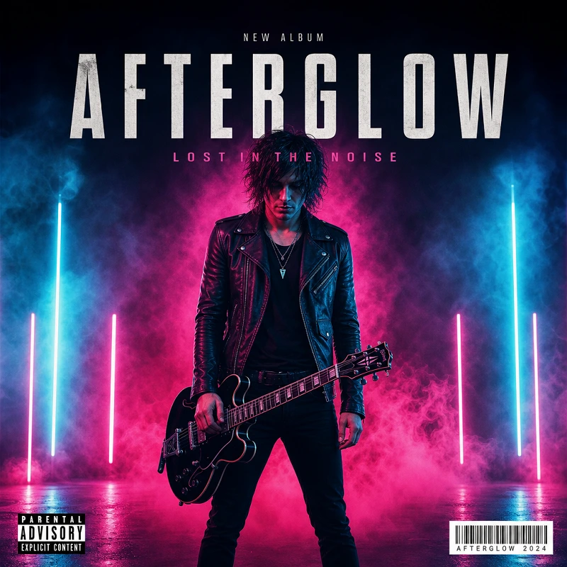 ai rock album design