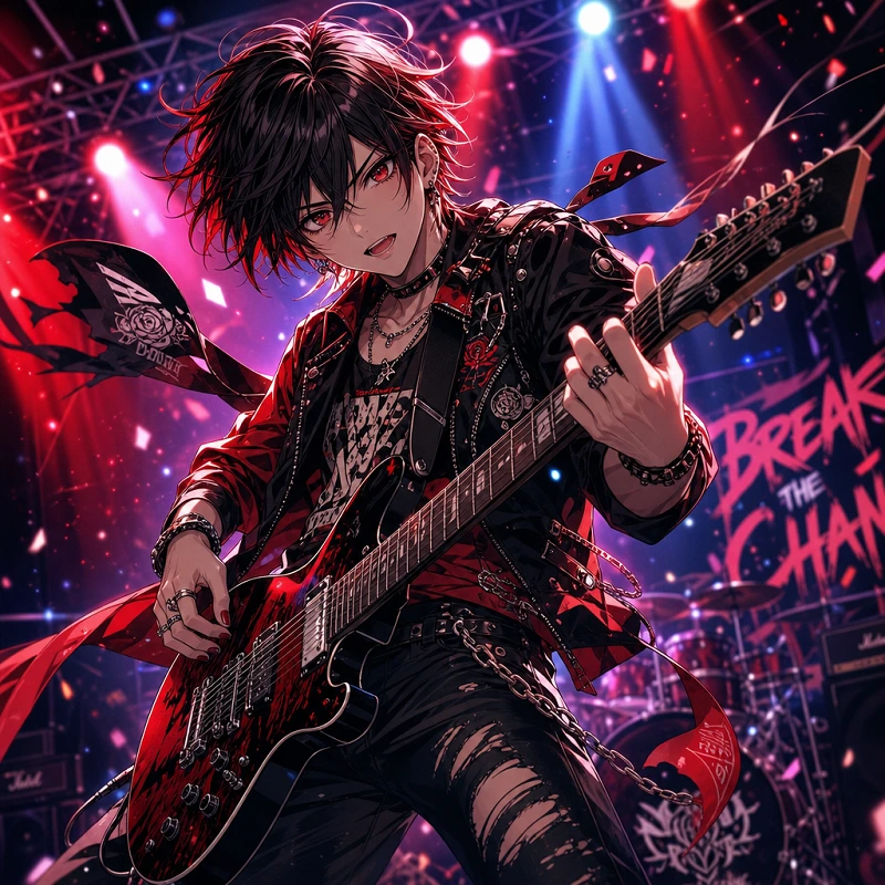 anime rock star imag