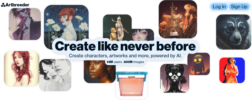 artbreeder ai image to image creative tool