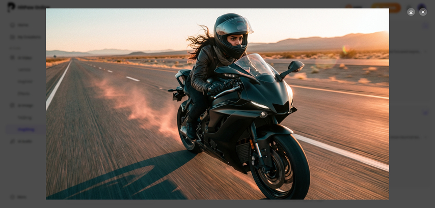 best bike riding prompt download