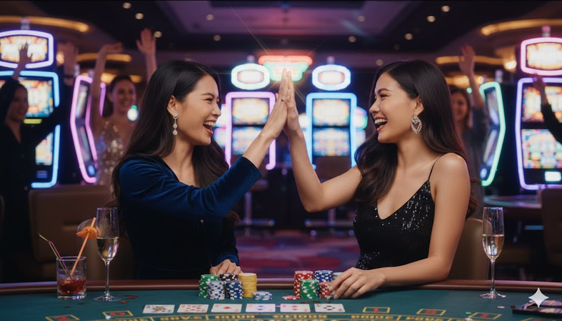 best friends casino night